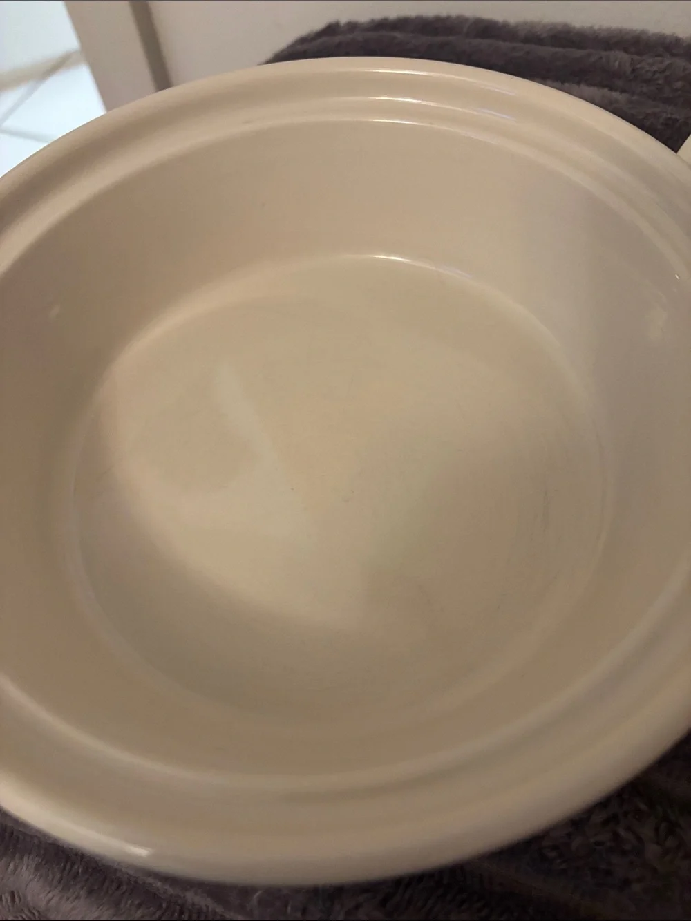 Longaberger Pottery Woven Traditions Covered Casserole Dish Blue 8 1/4